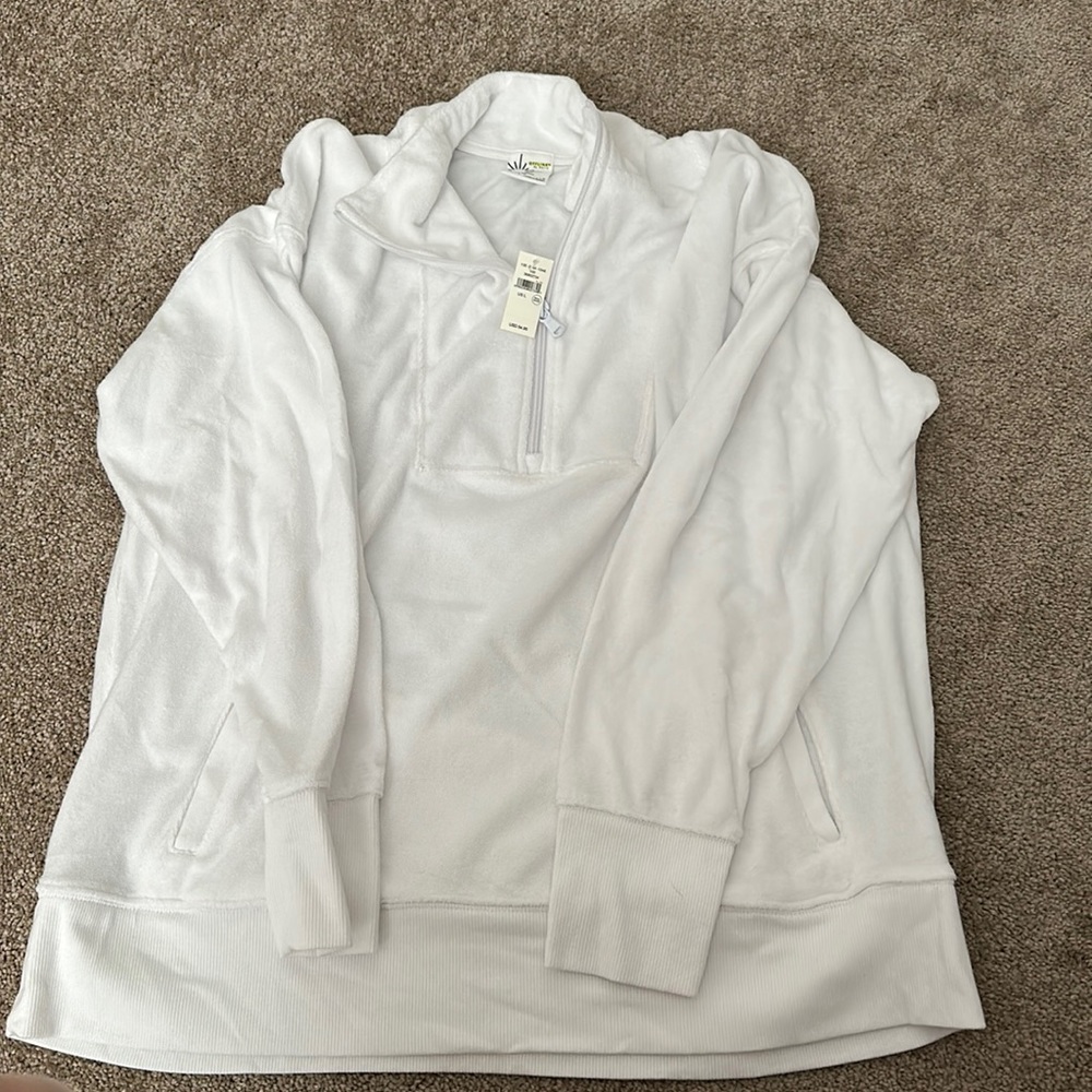 American Eagle Terry Cloth Hoodie NWT Large
